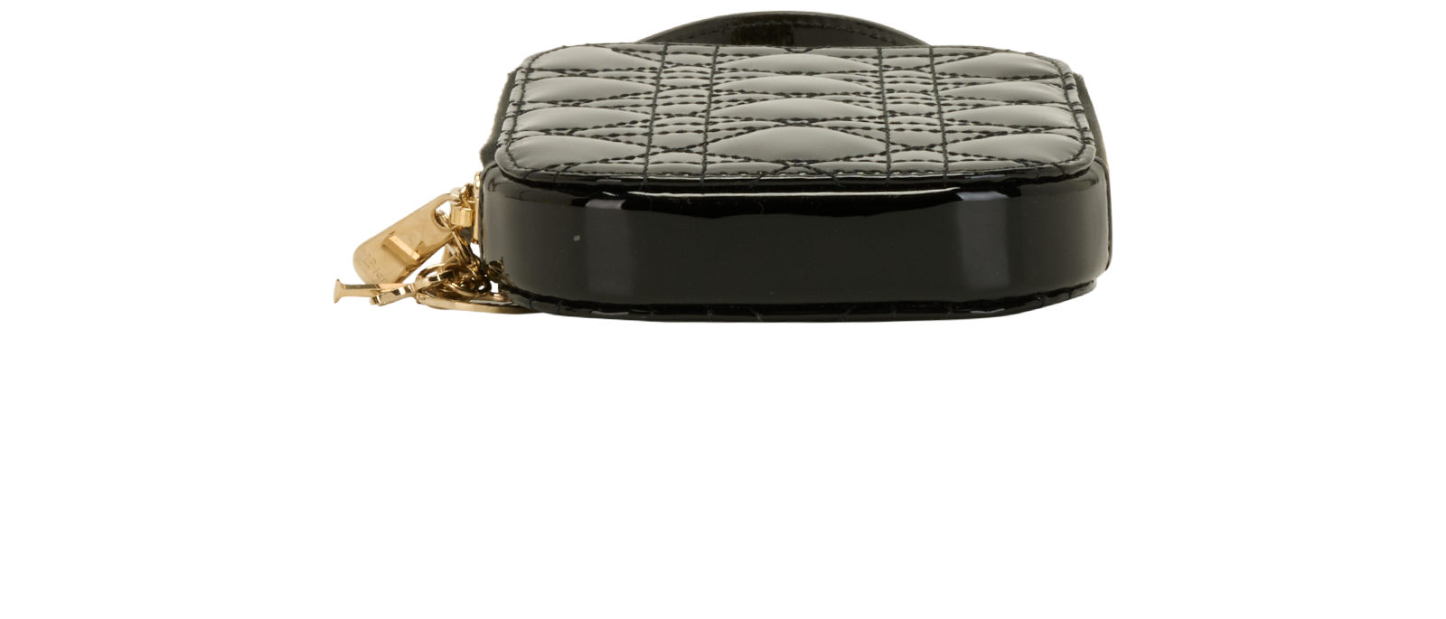 Call'In Dior Phone Holder, &pound;550, Handbags, Black, Patent Leather, Top view